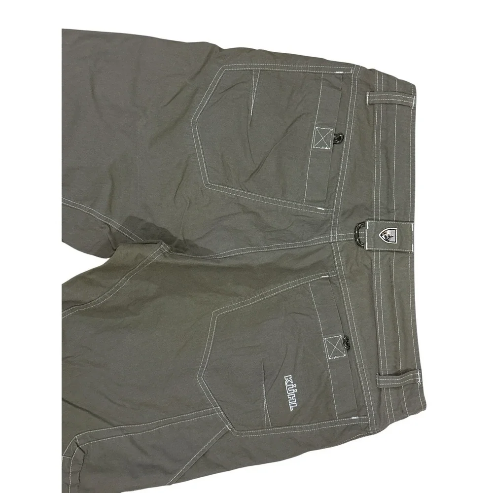 Kuhl Shorts Mens 33 Brown Boulder Vintage Patina Dye 17" Inseam Hiking Cargo - Picture 6 of 6